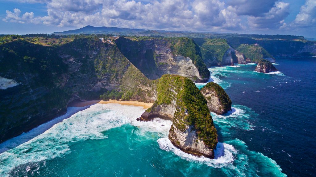 The Kelingking Beach in Nusa Penida, Indonesia. Visit SoutheastAsia.