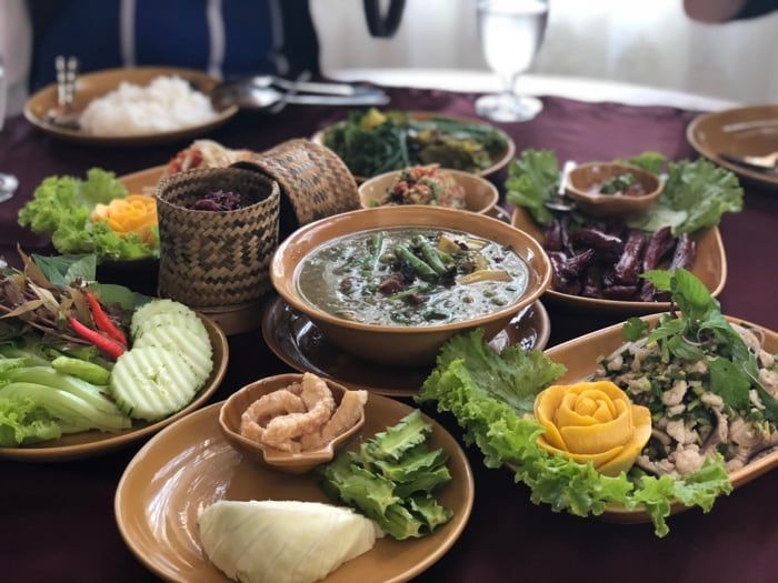 Laos Tasting Dishes.