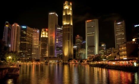 Boat Quay waterfront in Singapore / Visualhunt