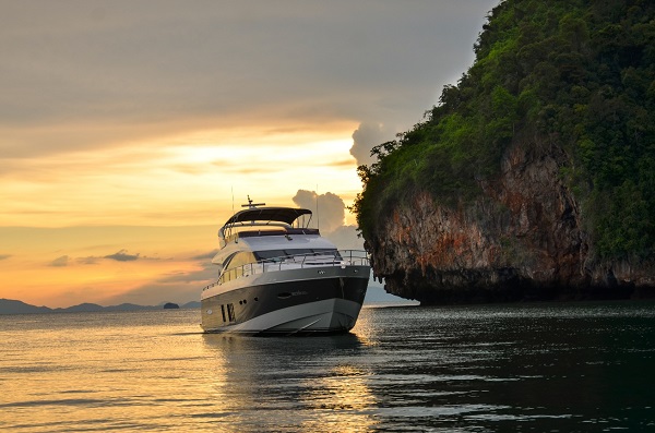 Yacht off Phuket, Thailand