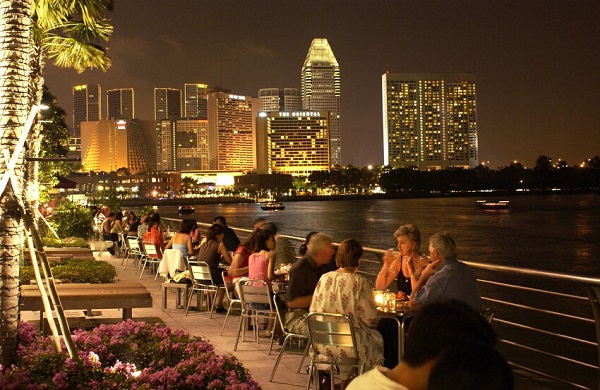 Clarke Quay in the evening, Singapore