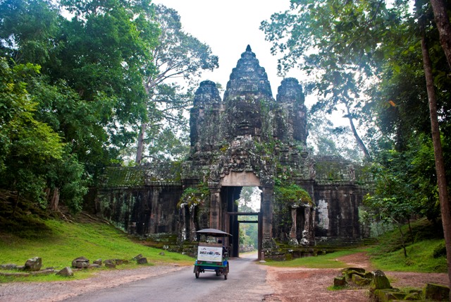 South Gate, Angkor Thom, Cambodia