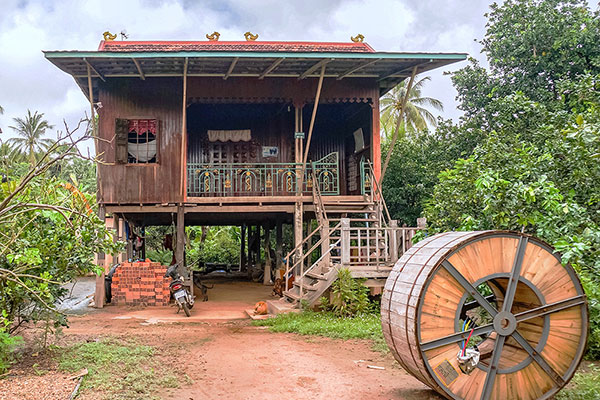 Koh Trong, Cambodia homestay. Image courtesy of Teresa Gomez.