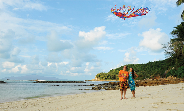 Beach on Sibu Island, Sabah, Malaysia