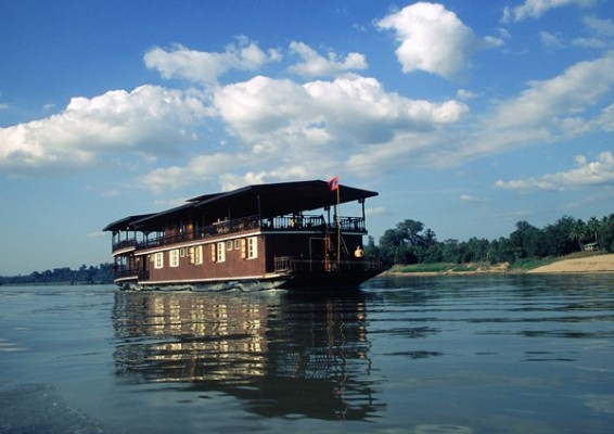 Vat Phou Mekong Cruise, Laos.