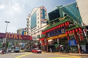 Petaling Street in Kuala Lumpur, Malaysia.